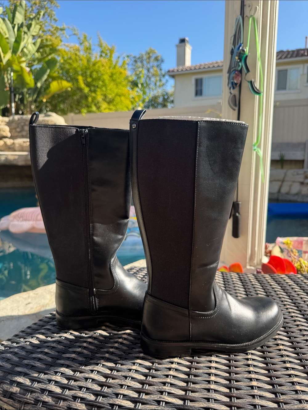 Steve Madden Black Tall riding boots